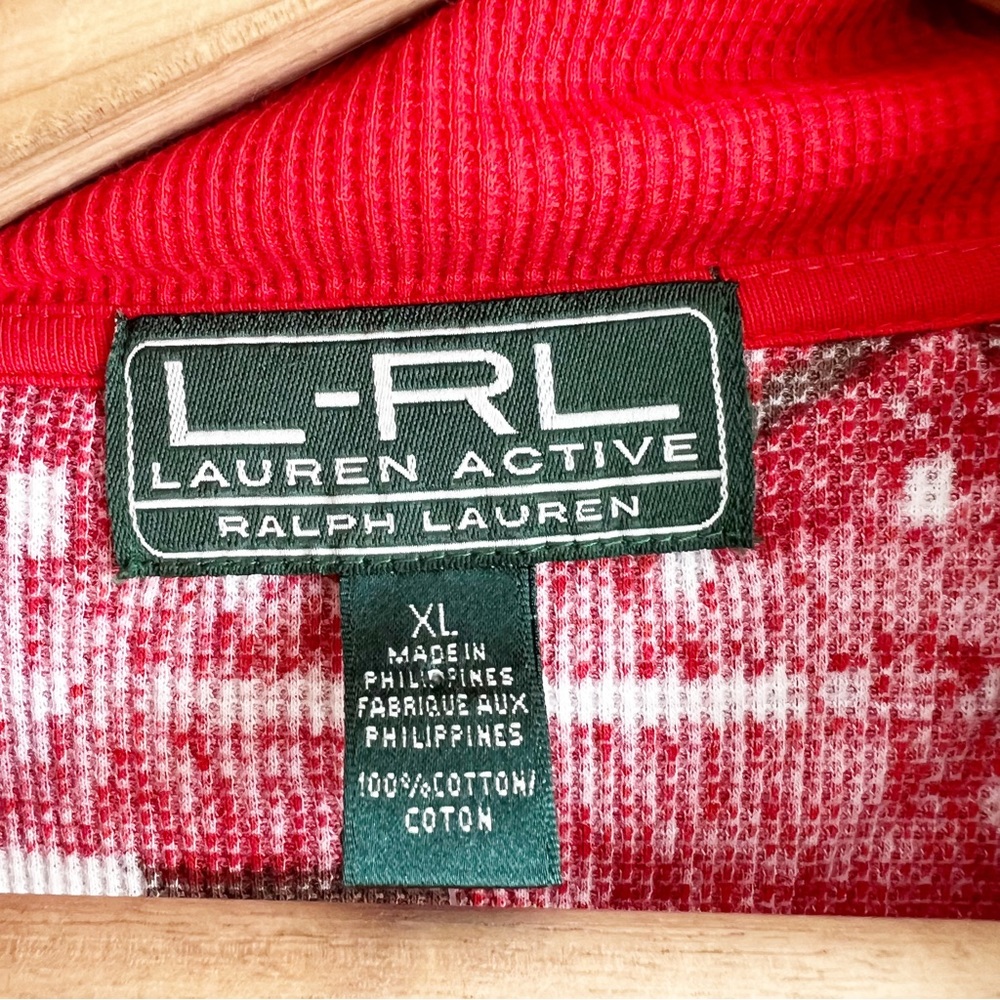 New LAUREN RALPH LAUREN southwest Aztec pullover 1/4 zip size XL MSRP $70 - Picture 4 of 6